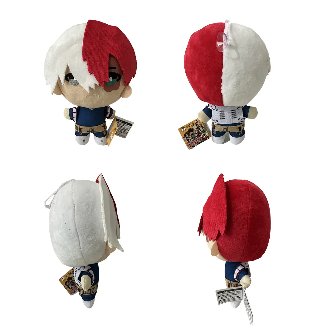 My Hero Academia Anime Plush Toy Izuku Midoriya, Katsuki Bakugou, Shoute Todoroki, preenchimento de boneca de desenho animado, presente fofo clássico para crianças