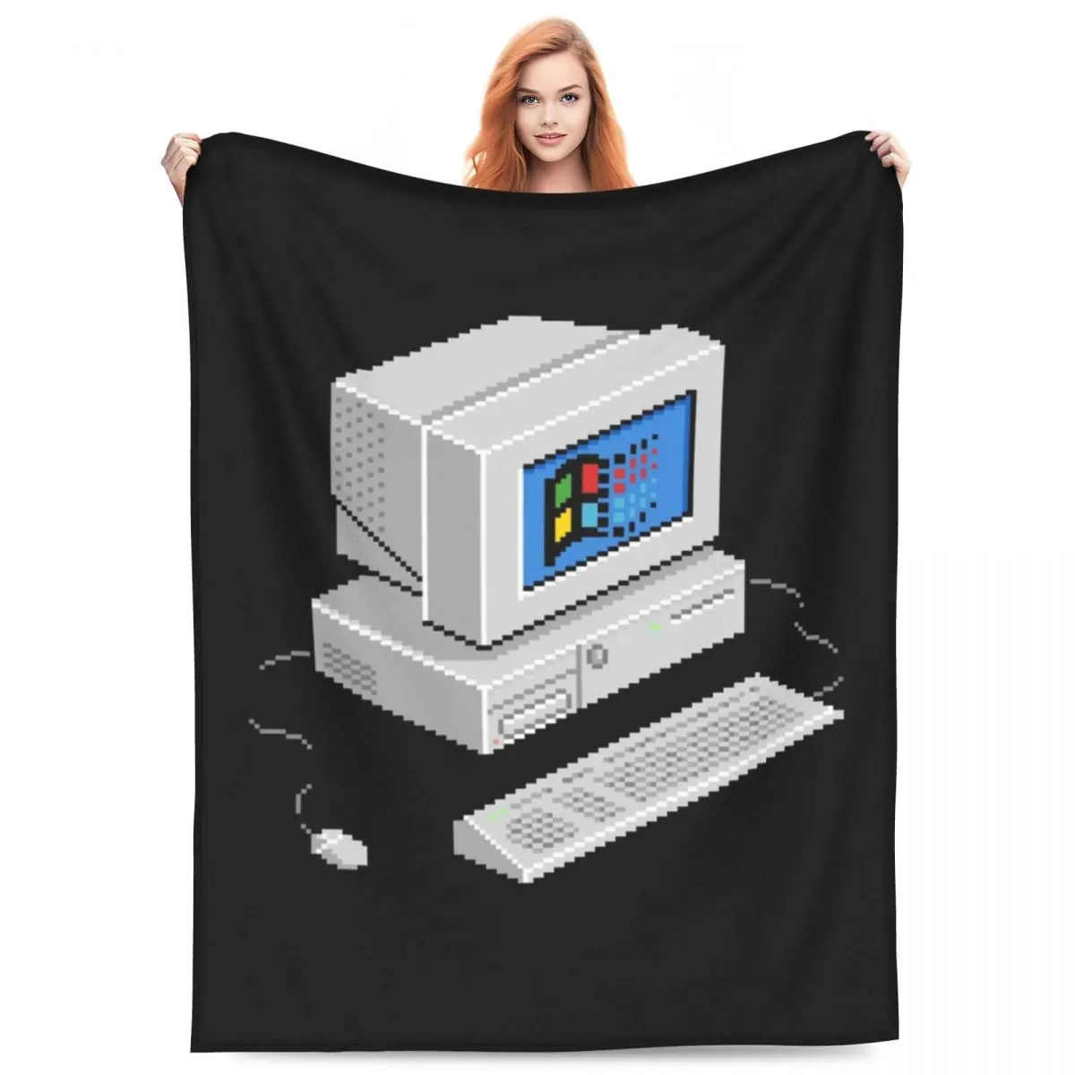 

Windows Vaporwave Blanket Flannel Sofa Throw Blanket Super Soft Throw Blankets for Couch Bedding Outdoor Throws Bedspread Quilt