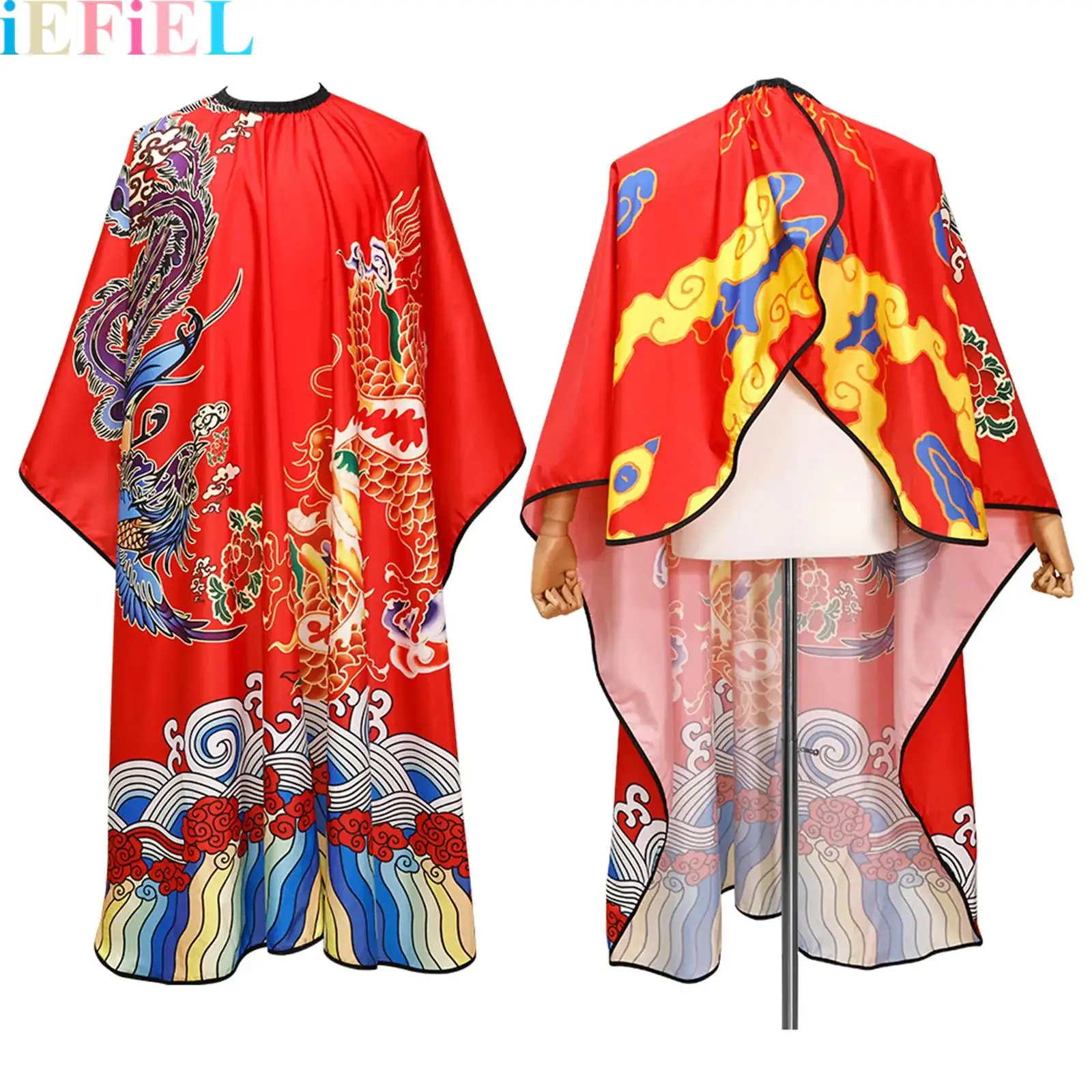 

Salon Hair Cutting Cape Professional Barber Haircut Cape for Men/Women Elastic Neckline Waterproof Hairdressing Salon Cape