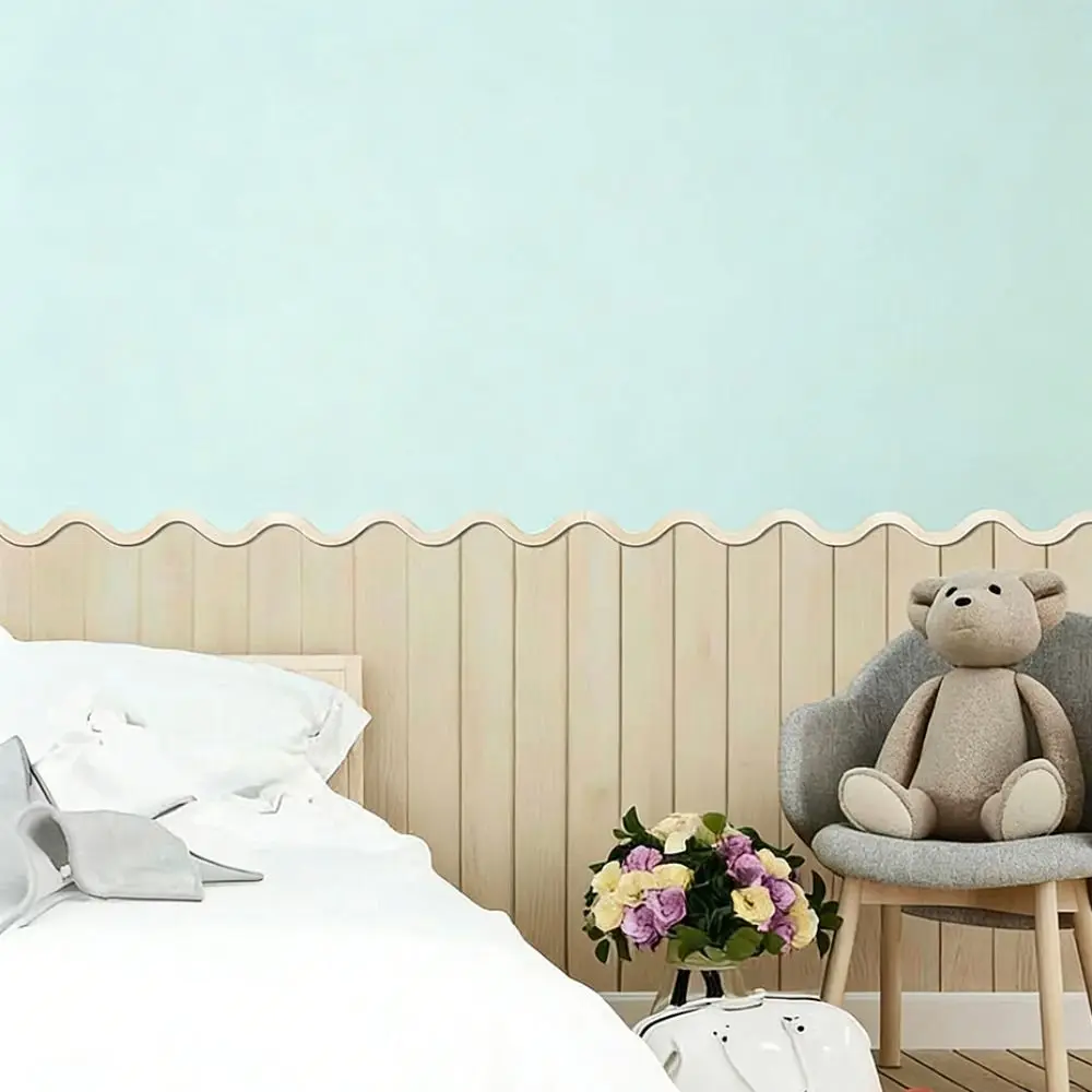 

20 шт. Деревянные полоски с волнистым краем для декора, веерообразные, для покраски, для домашнего ремонта, для рам шкафов