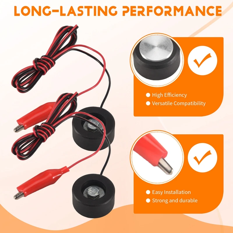 A74I-2Pcs CNC Z Axis Router Mill Zero Check Touch Plate Setting Probe Setting Probe Milling 35Mm CNC Engraving Machine Tools