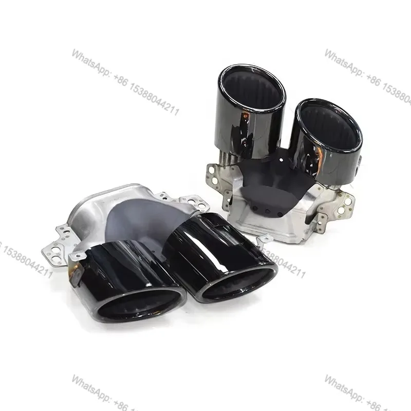 Hot Sale Exhaust Tip for GLE W167 2020 UPGRADE GLE53 W167 SUV Car Exhaust Muffler Tips Four Out Stainless Steel Nozzle