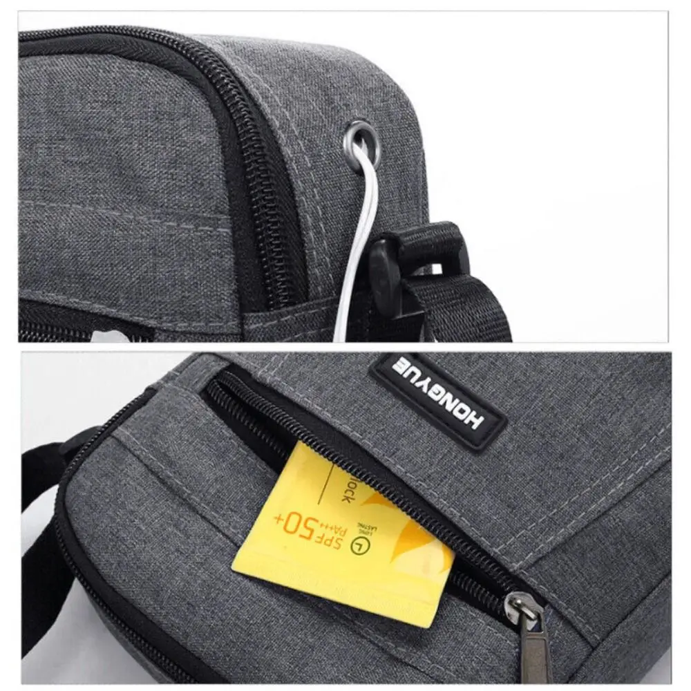 Bolso de negocios multifuncional para hombre, bandolera pequeña para el trabajo, bolso de viaje