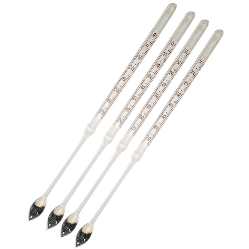 Hydrometer Density Meter Baume Meter Cool Leather Flour Concentration Meter Lime Sulfur Mud Glass Hydrometer