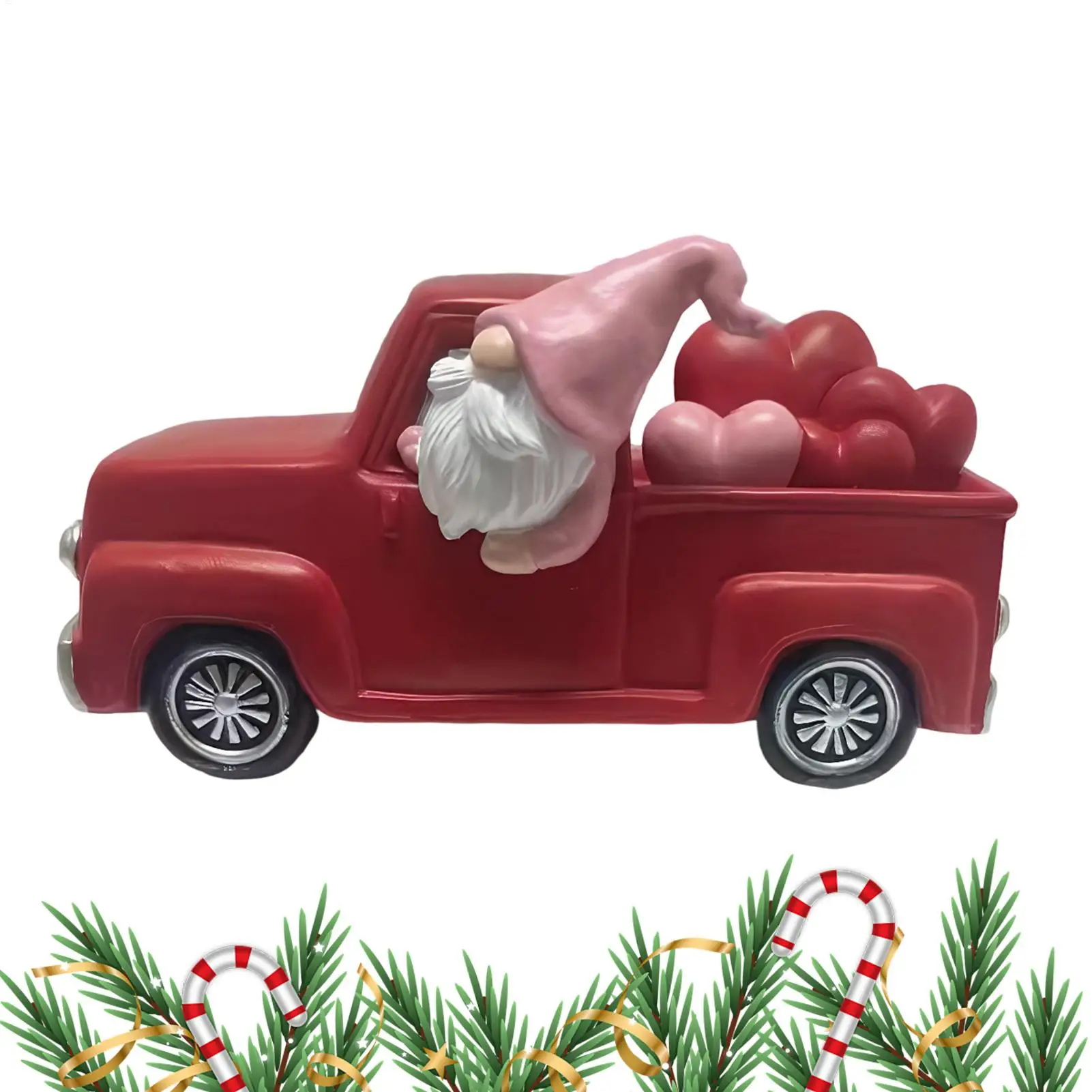 

Украшения для стола на день Святого Валентина, центральные украшения для грузовика Санта-Клауса, украшения на день Святого Валентина для свадьбы, дня рождения, Рождества, домашней комнаты