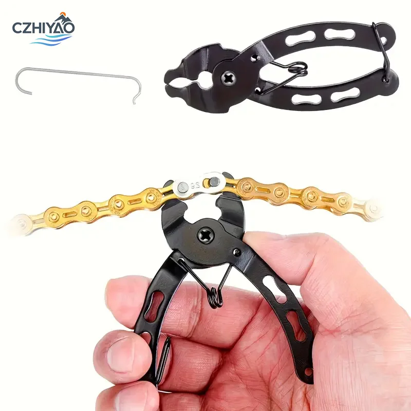 

CZHIYAO Bicycle Chain Installation Disassembly Pliers Repair Tool Folding Magic Buckle System Compatible With Mountain Road