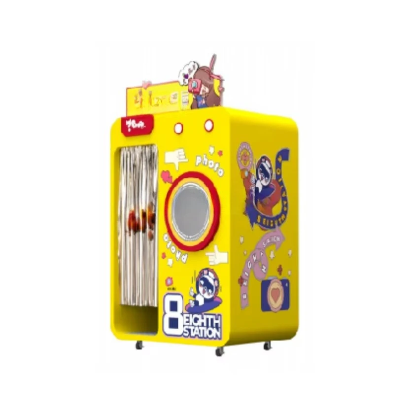 Waimar Korean Style Self-Service Photo Booth Selfie Machine Instant Photo Printing Kiosk Vending Machine with Printer