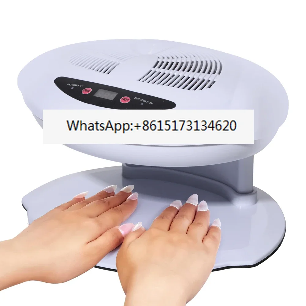 CNHIDS 400W Hot & Cold Air Blow Nail Dryer Warm Cool Nail Polish Drying Machine Fan Manicure Vacuum Cleaner Smart Sensor