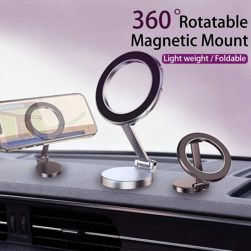 

Магнитный автомобильный держатель для телефона для транспортных средств, мобильное крепление Magsafe для автомобильного держателя мобильного телефона в автомобиле для телефона Samsung Xiaomi 15 14 13