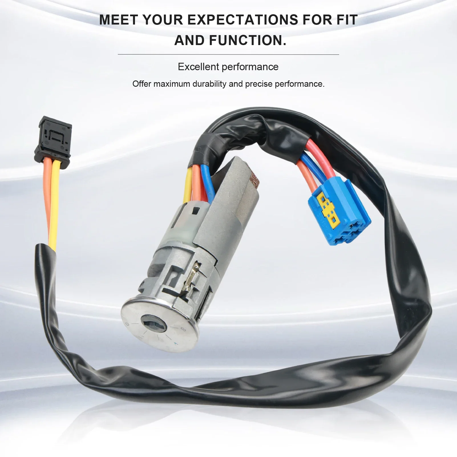 Set di 3 serrature + tappo carburante Neiman + 2 tasti compatibile con Peugeot 206 (dal 1998)