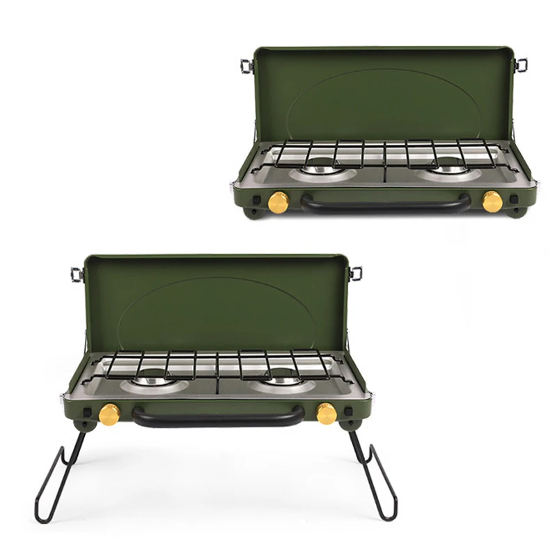 

Outdoor Gas StovePortable Gas StoveWild Camping CookwareDouble Burner StoveBarbecue StoveCard StovePicnic