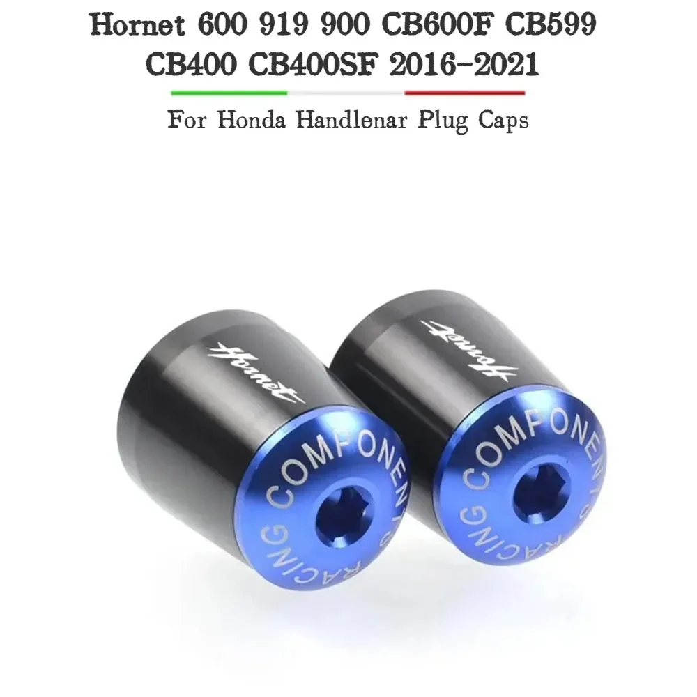 

CNC Motorcycle Handlebar Grips Handle Bar Cap End Plugs For Honda Hornet 600 919 900 CB600F CB599 CB400 CB400SF 2016-2021