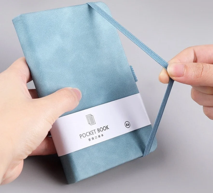 Portable 100 Pocket Pocket Elastic Handbook To Notebook Do Band Sheets Notebook Mini Student Agenda Simple Memo Notepad