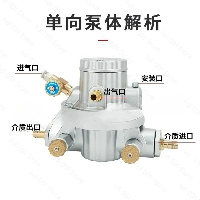 BML-5 Unidirectional Pneumatic Diaphragm Pump for Color Printing Diaphragm Pump Accessories Inkjet Printing Equipment
