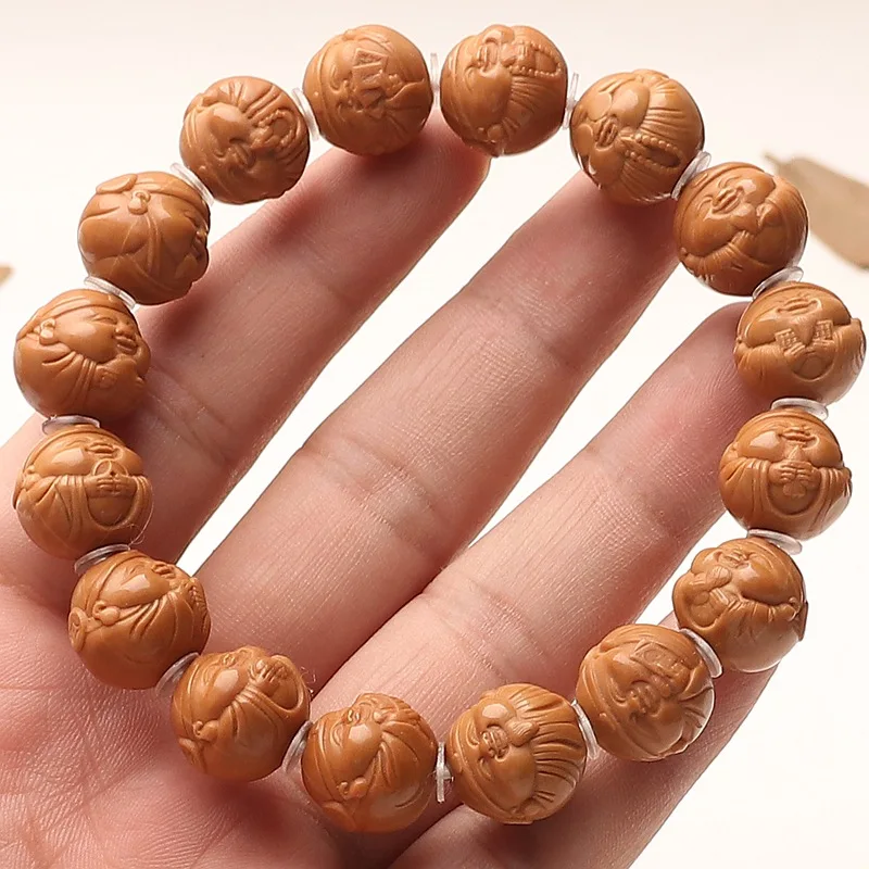 monkey-head-walnut-hand-carved-peach-nut-beads-handcrafted-cultural-ornaments-eight-wealth-gods-single-stra