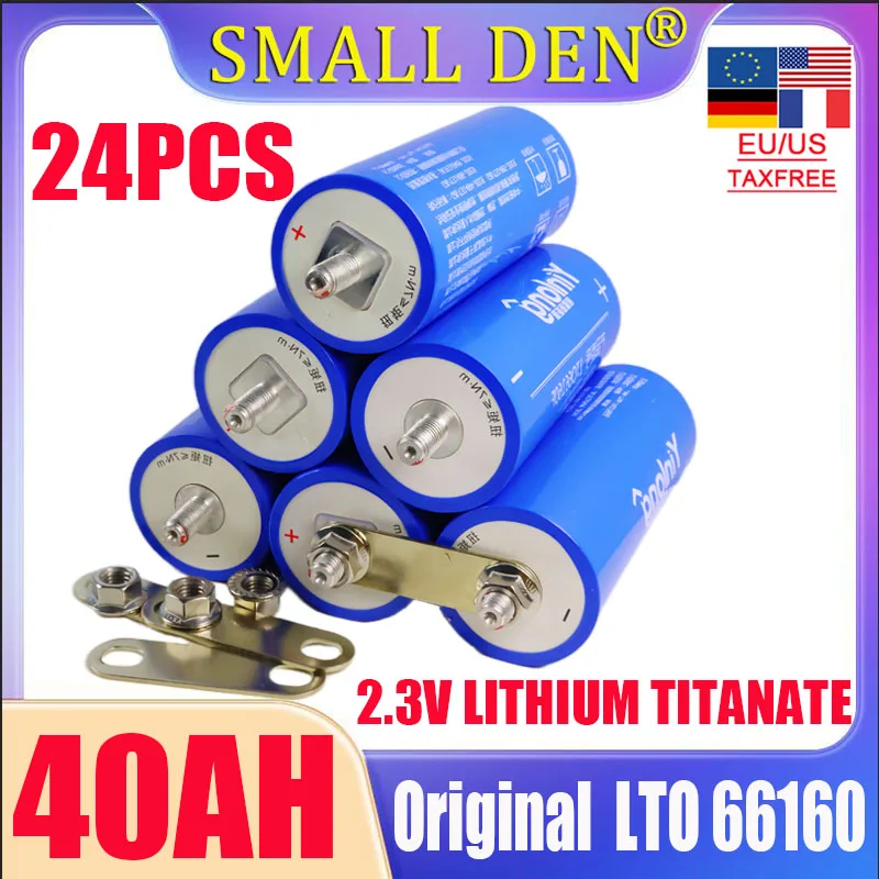 

100% оригинальная литий-титанатная батарея Silver Dragon 2,3 В 40 Ач 24 В 48 В LTO 66160 10C разрядная автомобильная аудио аккумуляторная батарея
