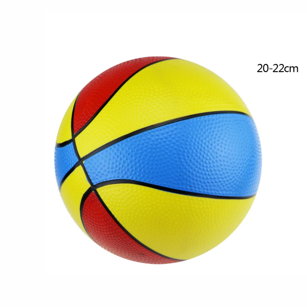4pcs 8.5 인치 작은 풍선 공 해변 장난감 어린이 3 색 PVC 농구 장난감 실내 야외 놀이