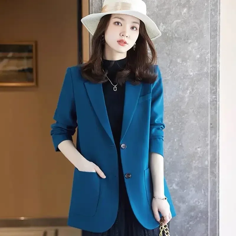 Pop magro primavera outono casacos e jaquetas femininas solto outerwear comentários coreanos muitas roupas 2025 recém chegados feminino s