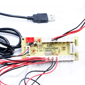 Sanwa-Arcade-Konsolen-Kit DIY, 8-Wege Joystick, PC-Tasten, Raspberry Pi Zero Delay, USB-Board-Controller, Kopie, Sanwa 12 Hauptverkaufs -Arcade -Platte - №6