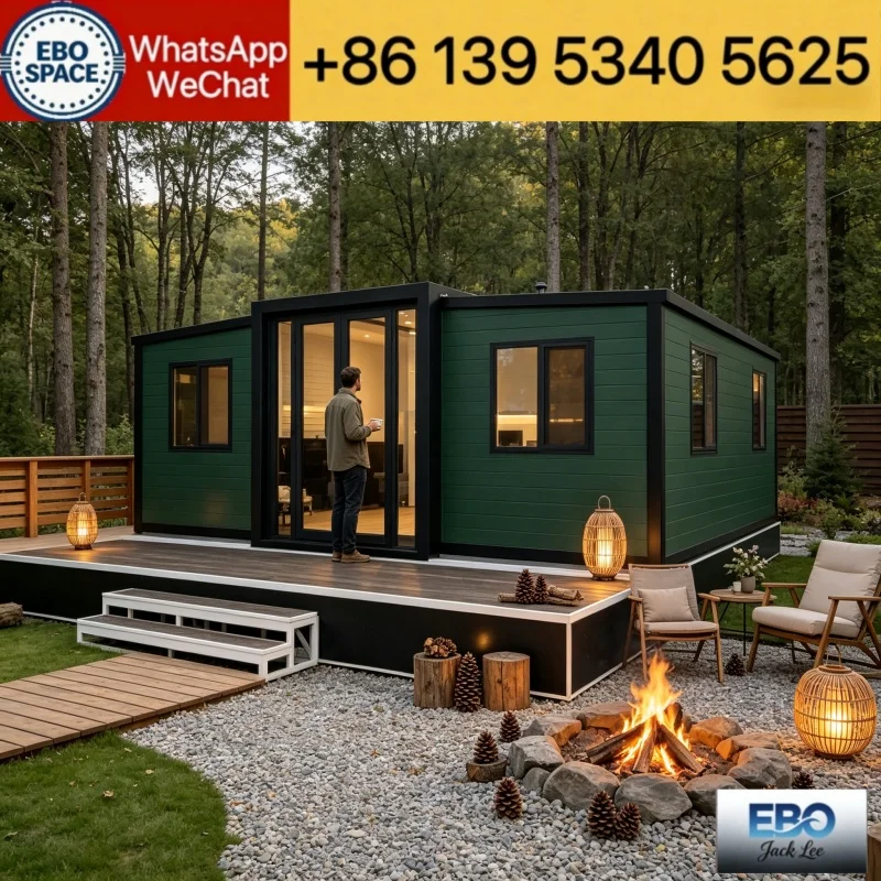 MMC custom 40ft expandable container, log cabin garden house, long lifespan mobile Container Home