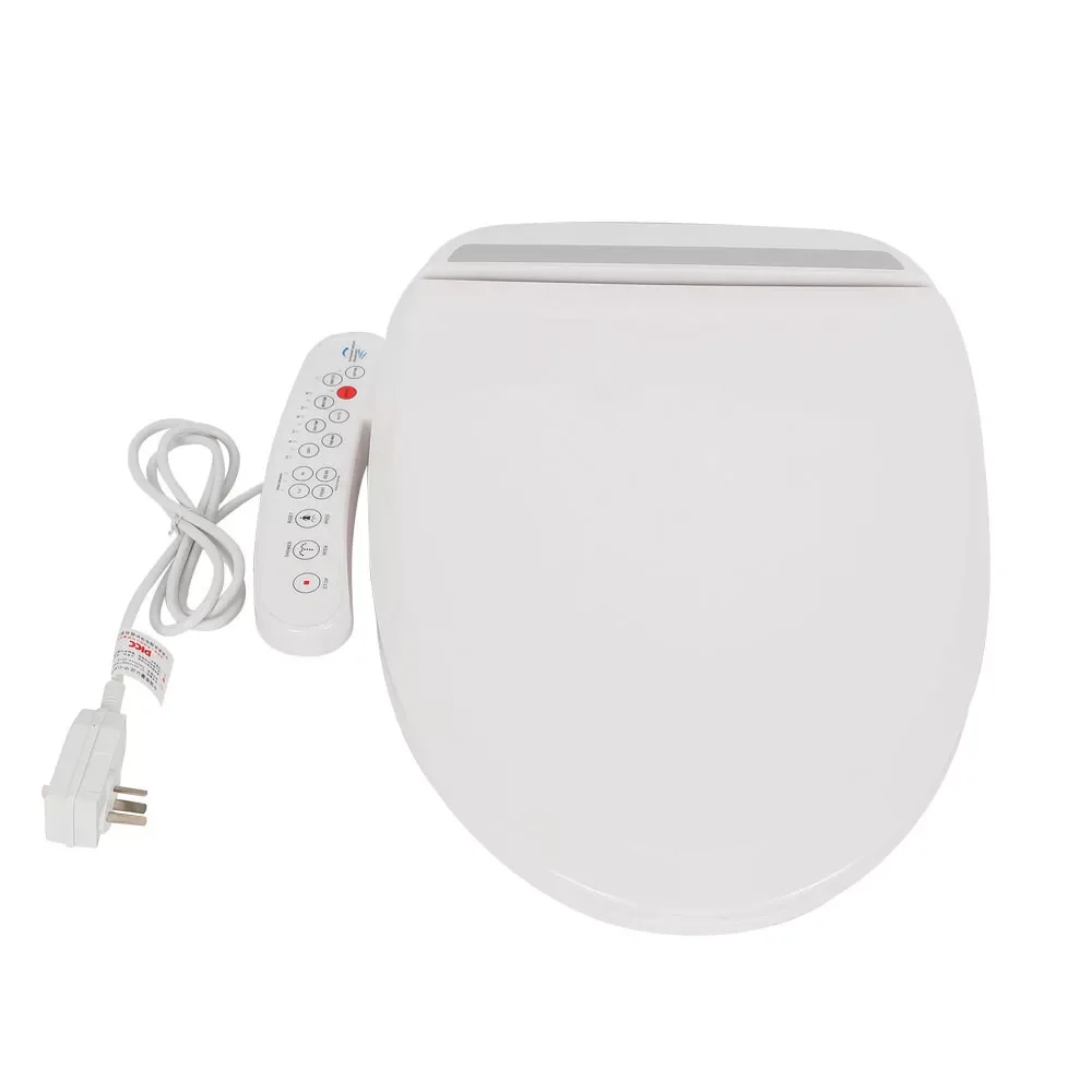 Bidet Toilet Seat with Adjustable Water Temperature Electric Smart Automatic Deodorization Elongated Heater 110V Smart Toilet