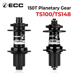 ECC TS100 Rear Bike Hub 150T Planet Gear 9x100mm Quick Release 4 Bearing Ultra Lubricant Noisy Cube Downhill Bike Accessories