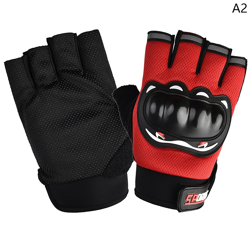 1Pair Outdoor Sport Breathable Anti Slip Glove Touch Screen Protective Full Finger Half Finger Cycling Glove Motorcycle Glove