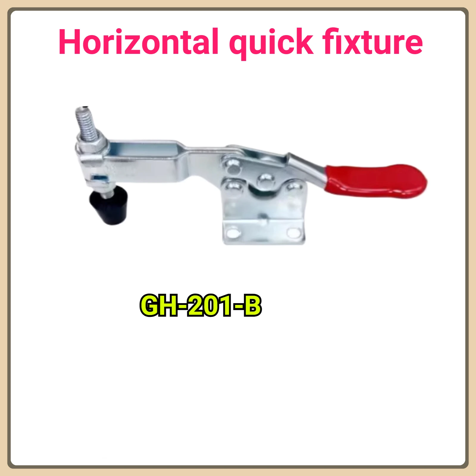 1PC/4PCS Hand-Tool GH-201B Quick Release Toggle Clamp  Horizontal Locking Lever Fastener Woodworking Fix Clip Tool