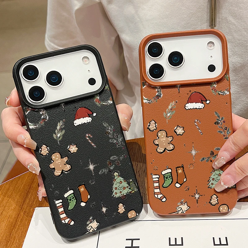 الرجعية الكرتون عيد الميلاد نمط القضية آيفون 17 برو ماكس بولي TPU سيليكون لينة غطاء آيفون 16 برو ماكس 15 14 13 12 11 16e الهواء #6