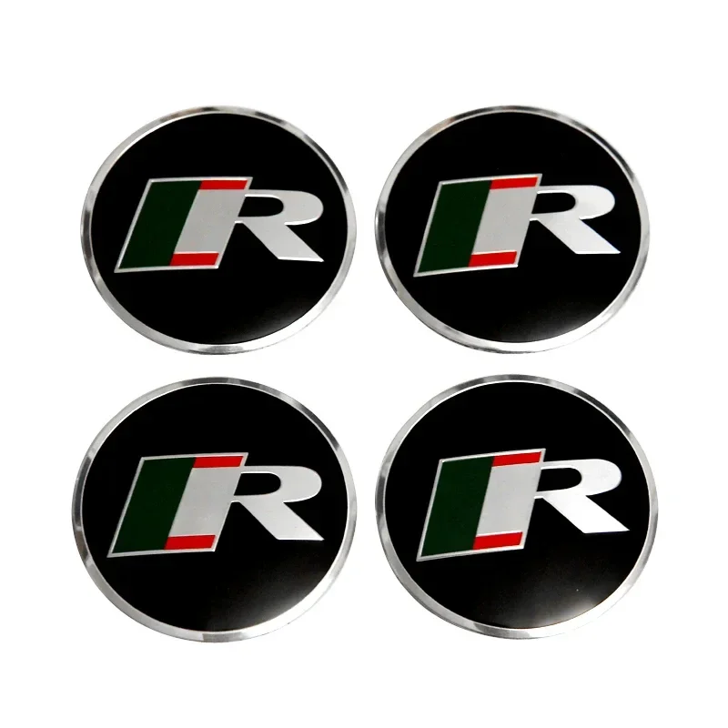 56mm Modified Car Wheel Center Hub Cap Stickers for Jaguar R XF2008 XF2009 XJS XJ8 XType XE SType FPACE FType Accessories