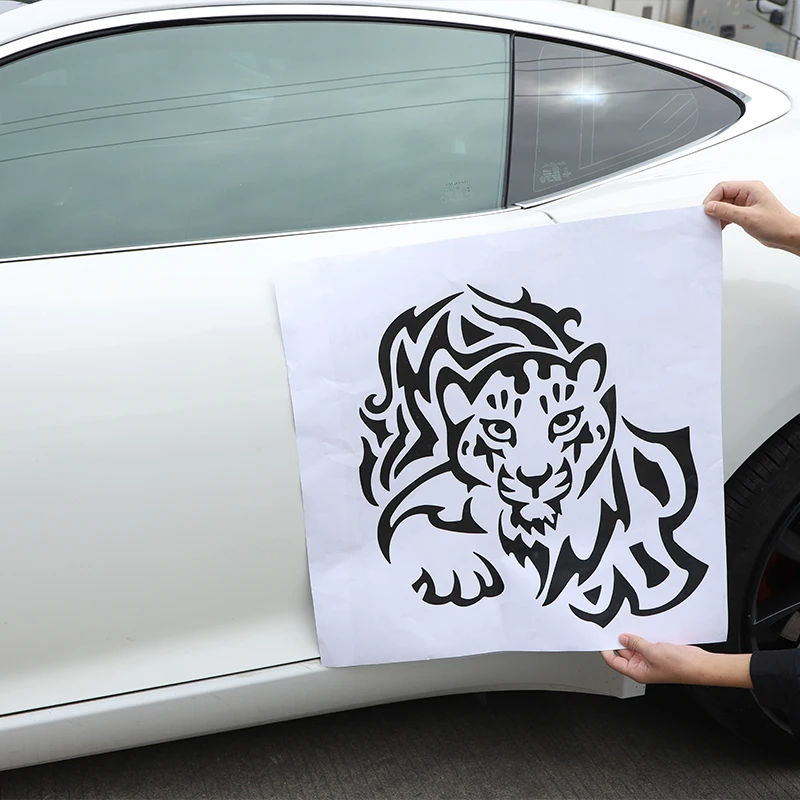 

For Jaguar F-TYPE 13-22 Car Door Vinyl Leopard Sticker Personalized Stripe Sticker Auto Modified Sticker Covering Film 440*561mm