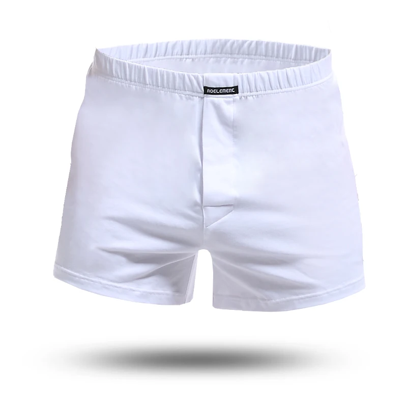 Sommer-Baumwoll-Boxershorts für Herren, Bequeme Shorts, Vierkant-Unterhosen, Aro-Hosen