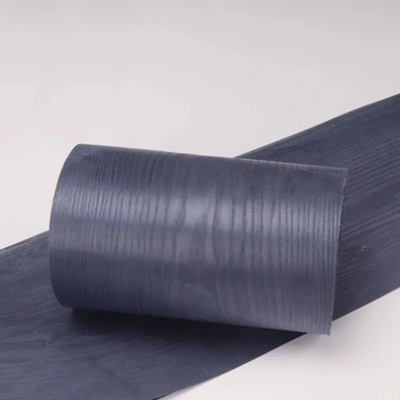 

Popular Dyed White Wax Pattern Navy Blue Wood Veneer L: 2-2.5Meters/pcs Width: 20cm T: 0.25mm