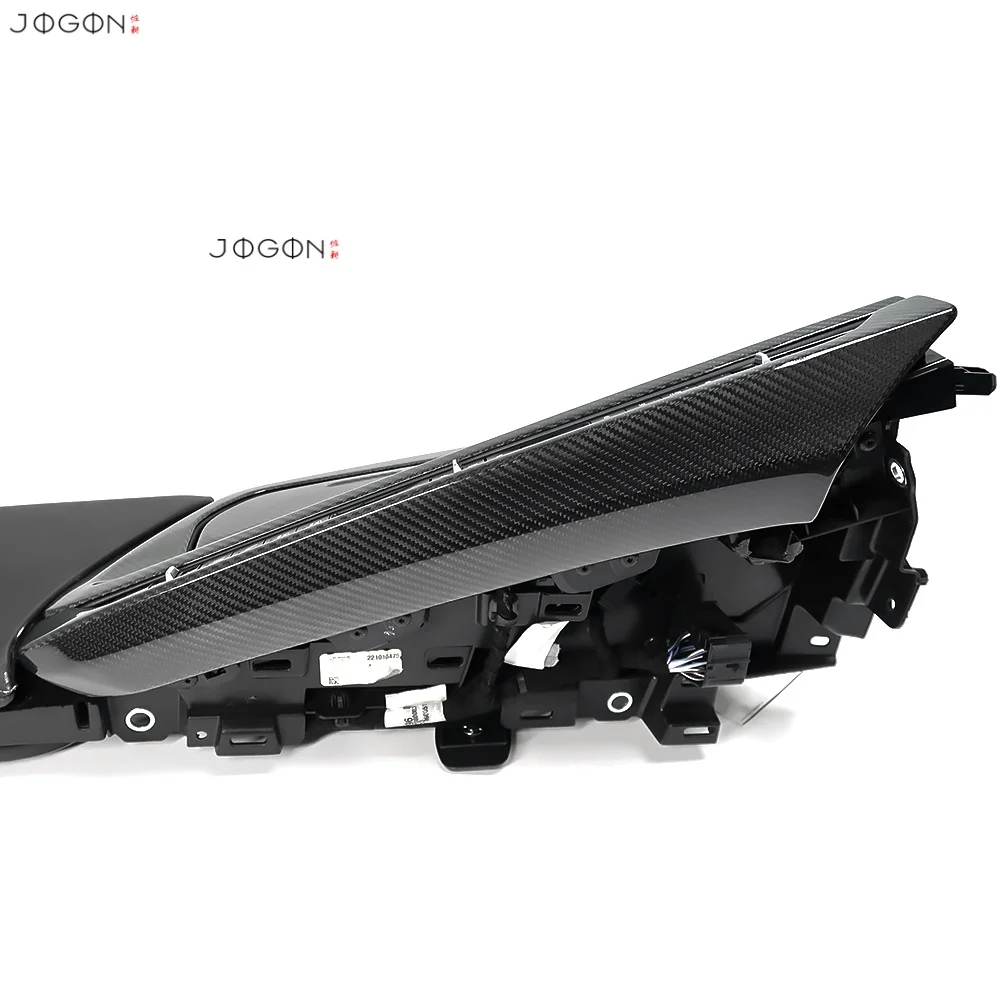 

JOGON For Chevrolet C8 Corvette Stingray Z06 Z51 HTC Coupe Convertible 2020+ Real Carbon Fiber Car Passenger Console Trim