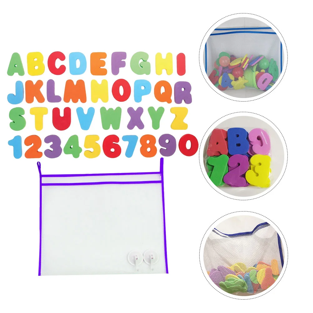 Baby Shower Toy Paste Numbers Kids Toys EVA Alphabet Educational Plaything Child Bathtubs