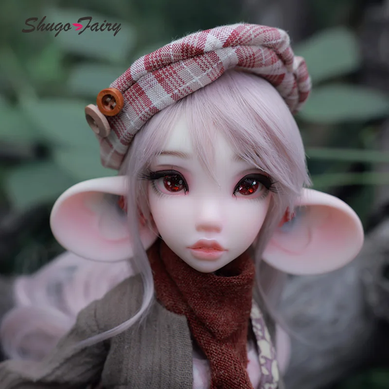 Pre-sale Shuga Fairy 1/4 Yudit Bjd Dolls - Fresh New Doll in Autumn and Winter,Featuring Big Eyes and Big Ears bjd doll bjd 1/4