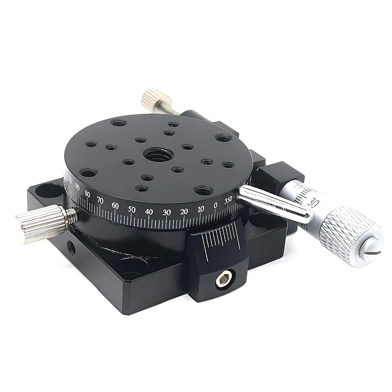 R-axis Rotary Slide RS/P/40/60/80/90/100/125 Manual Angle Indexing Disc 360 Mobile Platform