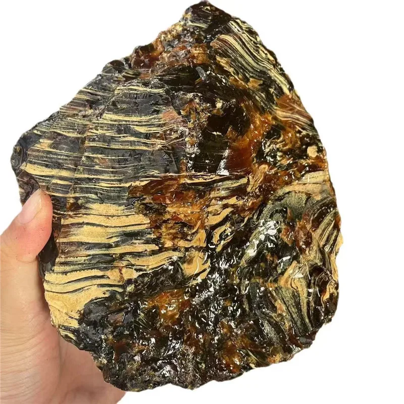 Natural Crystal Amber Raw Stone Mineral Specimens