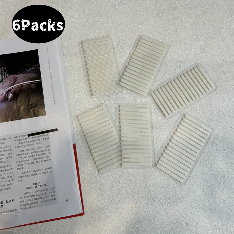 6Packs Set Transparent Self Adhesive Index Tabs Bookmarks Reading Annotation Kawaii Cute Office School Stationery Gift Supplies