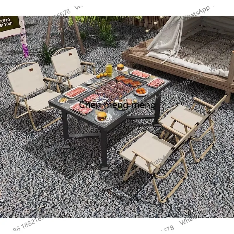 Outdoor, patio, heating, campfire, fireplace table, charcoal brazier, outdoor barbecue grill