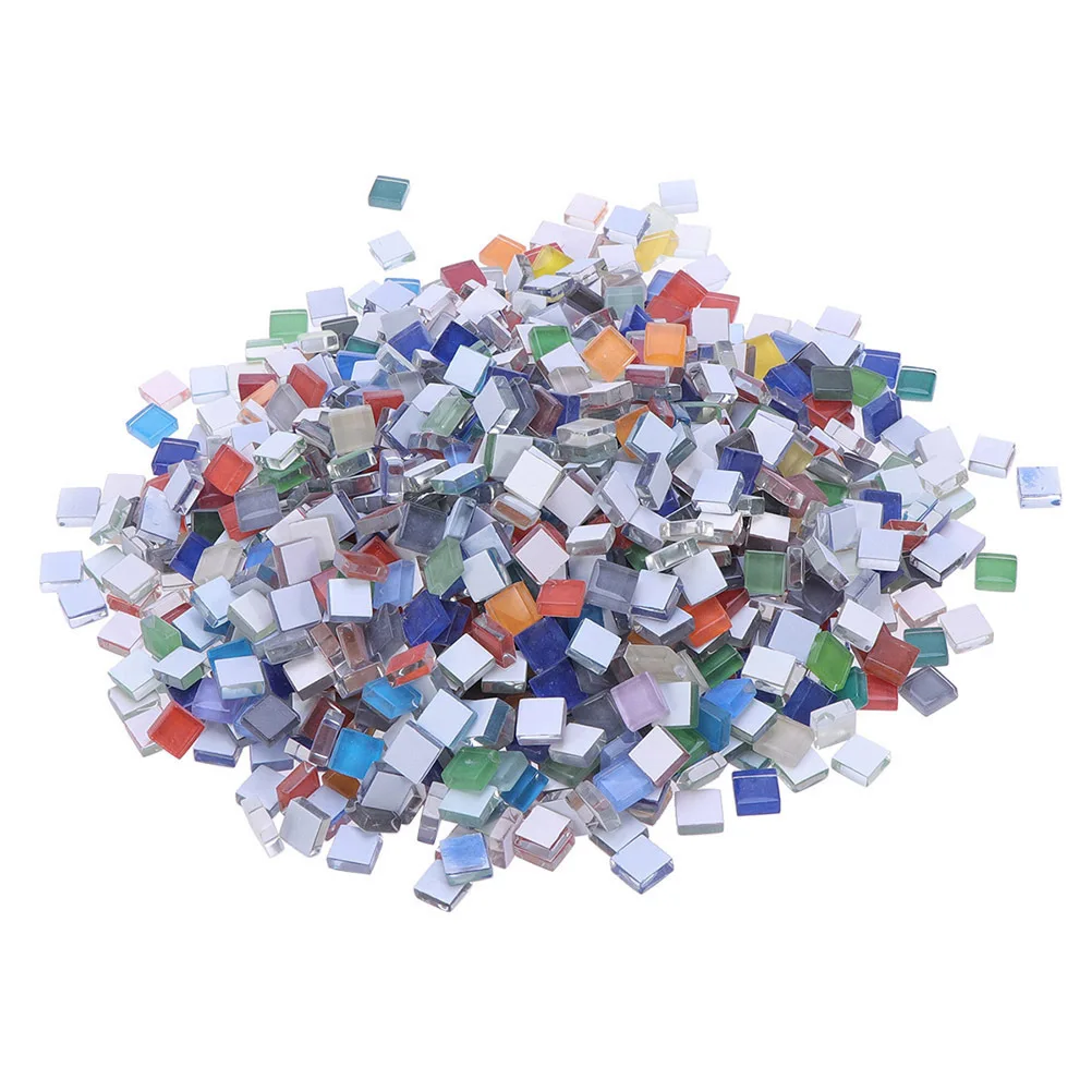 

1Set Glass Sticker Kids Crystal Mosaic DIY Glass Decals Craft Mixed Color 270g Durable Material for Jewelry Decoration