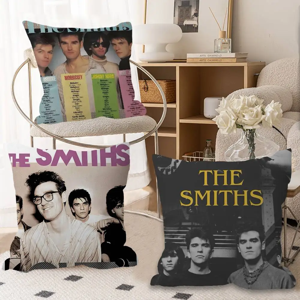 British Rock Band The Smiths Pillow Cushion Cover Pillowcase Living Room Sofa Home Decor Customized