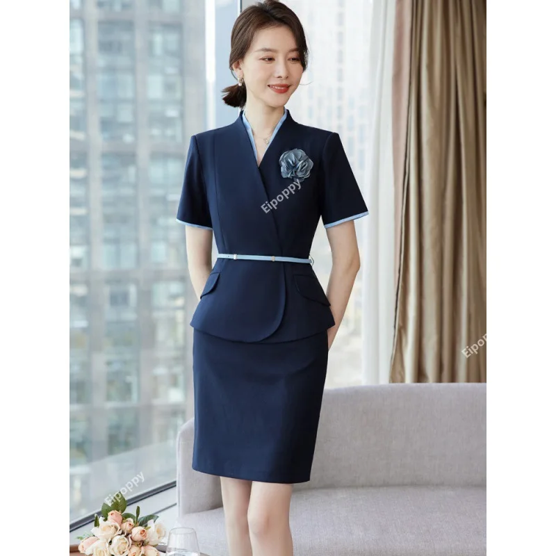 Summer Thin Short-Sleeved Suit Business Suit Women's Work Clothes