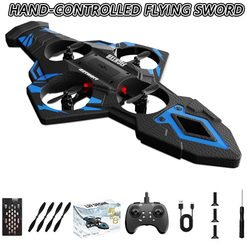 

Remote Control Flying Sword Gravity Sensing Stunt Aircraft Colorful Light Charging Model Shatterproof Flying Sword Holiday Gifts