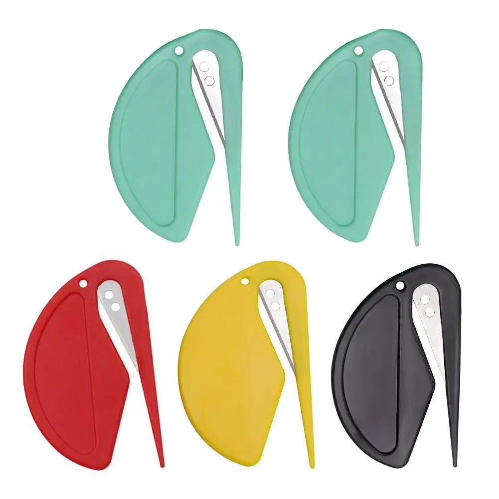 Quick Mail Opening Device Efficient Stainless Steel Letter Opener Set for Safe Sharp Envelope Slitting Paper Cutting 5pcs Easy