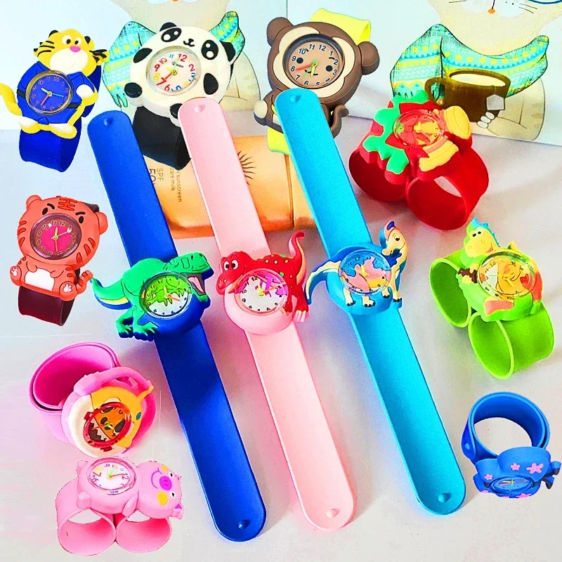 Cartoon Animals Children Watches Baby Learning Time Bracelet Toy Kids Digital Electronics Watches for Girls Boys Birthday Gift