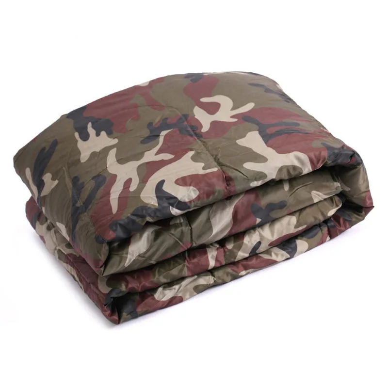 Outdoor camouflage warm sleeping bag travel camping adult models portable sleeping bag four seasons outdoor general purpose