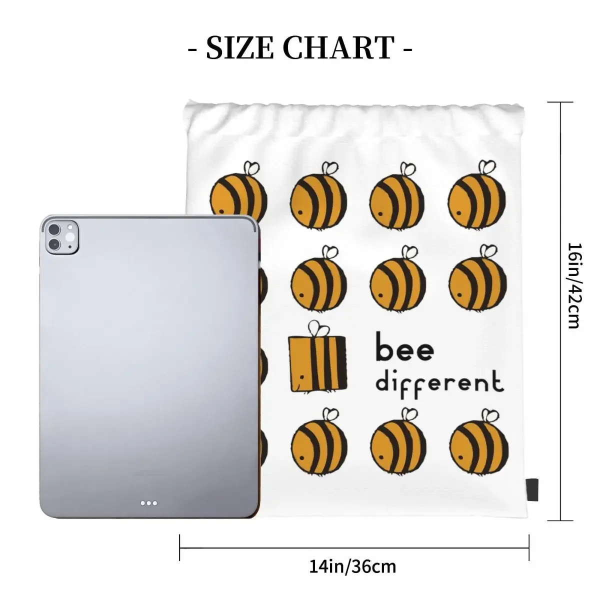 Многофункциональные портативные сумки на шнурке с Пчелой, сумки с карманами для мелочей для мужчин и женщин, студентов