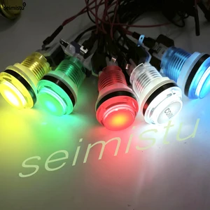 Arcade Joystick Game Kit with LED button, DIY PC Raspberry PI, American style joystick, USB coder, cables, mame, 2 players 12 Main Sales Drop Control - №9