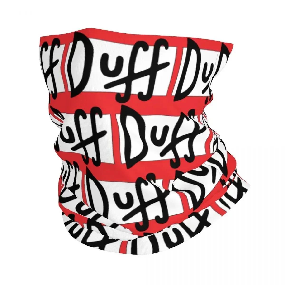 Duff Beer Logo Bandana Neck Gaiter Printed Balaclavas Face Mask Scarf Multifunctional Headband Fishing Unisex Adult Windproof